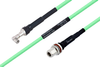 Temperature Conditioned SMA Male Right Angle to N Female Bulkhead Low Loss Cable 72 Inch Length Using PE-P300LL Coax - PE3M0236-72 - Pasternack