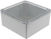 Small Enclosure, Pc, Grey/clear; Enclosure Type Hammond - 23AH3804 - Newark, An Avnet Company