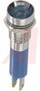 Indicator,Pnl-Mnt;LED IND 5MM 12VDC BLUE SATIN CHROME - 70011591 - Allied Electronics, Inc.