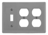 Standard Wall Plate -- NP182GY - Image