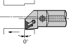 Triangle Positive Rake 0° Lead - Style F for Ceramic Inserts - Greenleaf Corporation