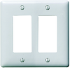 Wall Plate, 2 Gang, White; Accessory Type Hubbell Wiring Devices - 17M7077 - Newark, An Avnet Company
