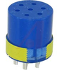 connector comp,insert only,size 24,blueinsul,7 #12 solder cup socket contact - 70141392 - Allied Electronics, Inc.