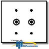 Leviton Residential Grade .406" Dia. Hole, Phone or.. - P22-I - TelephoneStuff.com