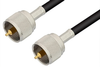 UHF Male to UHF Male Cable 72 Inch Length Using RG58 Coax, RoHS - PE3015LF-72 - Pasternack