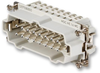 Rectangular Power Connector, Insert, He Series, Screw, Plug, 16, Pin Rohs Compliant Weidmuller - 50M6089 - Newark, An Avnet Company