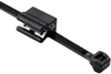 Outside Serrated Cable Tie & Edge Clip, 8.0 Long, Ec5B, 1 3 Mm Panel, 50Lb, Pa66Hs, Black, 500/pkg Rohs Compliant Hellermanntyton - 75Y4283 - Newark, An Avnet Company