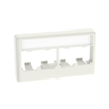 Keystone Faceplates, Frames - CFFPL4IW-ND - DigiKey