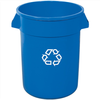 32 Gallon Brute®quo; Recycling Container -- RUB141 - Image