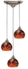 101-3ES Mini Pendants-3 Light Cluster - 415528 - Capital Lighting, Inc.