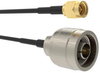 Rf Cable, Sma Plug -N-Type Plug, 24; Connector To Connector Amphenol Rf - 81AH6715 - Newark, An Avnet Company