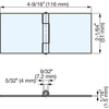 BUTT HINGE WELD ON - YHS-51 -- YHS-51 - Image