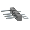 Headers, Male Pins - TSM-105-01-TM-SH-004-ND - DigiKey