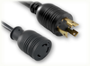 LOCKING NEMA L6-30P to LOCKING NEMA L6-30R HOME // Power Cords // High Voltage Power Cords // Locking Blade Power Cords - 3330.072 - Quail Electronics