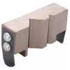 V-Block: 3.000 in Compatible Jaw Width, Notched Pad Face, Locking Mechanism -- VB-1