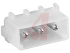 Connector, Shell; Commercial MATE-N-LOK; Pin; 3; 13; 250 VAC; Nylon; Natural - 70083142 - Allied Electronics, Inc.