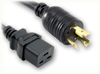 LOCKING NEMA L5-30P to IEC-60320-C19 HOME // Power Cords // High Voltage Power Cords // Locking Blade Power Cords - 5089.072 - Quail Electronics