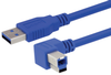 Usb Cable, 3.0 A Plug-B Plug, 0.3M, Blue; Connector A L-Com - 43AC1625 - Newark, An Avnet Company