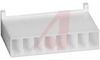 Connector; Nylon; Receptacle; 8; White;Crimp; 180 deg; 0.1 in.; UL 94V-0 - 70083804 - Allied Electronics, Inc.