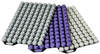 Pierceable TPE Capcluster Naturel for capping 96 individual tubes -- N20301