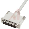 Cable;Premium Molded;Straight;DB25 Male/Male;2.5 Ft;25 Cond;Light Gray;Stranded - 70126156 - Allied Electronics, Inc.