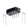 4 Pos. Male SIL Horizontal Throughboard Conn. No Latches - M80-8430442 - Harwin Plc