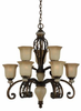 31904 Mid. Chandeliers-Glass Up - 418565 - Capital Lighting, Inc.