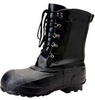 Servus A422 Black 7 Steel-Toe General Purpose Work Boots - 10 in Height - Leather Upper and Felt/Rubber Sole - A422 SZ 7 -- A422 SZ 7
