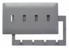 Standard Wall Plate - SWP4-GRY - Thomas & Betts Corporation