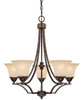 4025RT-107 Mid. Chandeliers-Glass Up - 690208 - Capital Lighting, Inc.