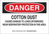 Brady B-555 Aluminum Rectangle White Chemical, Biohazard, Hazardous & Flammable Material Sign - 10 in Width x 7 in Height - 125844 - 754473-73988 - R. S. Hughes Company, Inc.