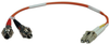 Duplex Multimode 62.5/125 Fiber Adapter (LC-ST M/F) 0.3M (1-ft.) -- N457-001-62 - Image