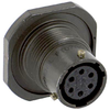 Jam Nut Connector, Receptacle, Size 10, 6 Position, Panel; Product Range Amphenol Industrial - 92C3679 - Newark, An Avnet Company