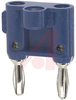 DBL BANANA PLUG (BLUE) - 70197875 - Allied Electronics, Inc.