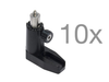 Optical Post Holder Pack, Slotted Base, BPH-2 With SP-1.5 Post, Qty 10 - BPH-2G-PK - Newport MKS