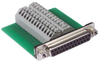 DB25 female connector for field termination with screwless teminal block - DSB00124 - MilesTek Corporation