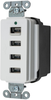 Connector, 4Port Usb, Rcpt, 125V; Product Range Hubbell Wiring Devices - 17X2670 - Newark, An Avnet Company