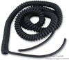 Retractile Cord, 4 Conductor, 23Awg, Black, 2Ft; Cable Shielding Volex - 66M7947 - Newark, An Avnet Company
