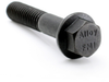 1/2-13 x 1" Gr. Alloy Frame Bolt, Non-Serrated, Non-Indented, Black Phosphate -- BN9FLT04001013P - Image