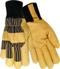Red Steer 59260 Black/Yellow XL Grain Pigskin Leather Driver's Gloves - Wing Thumb - Uncoated - 046065-59264 - 046065-59264 - R. S. Hughes Company, Inc.