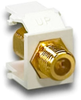 QUICKPORT F CONNECTOR MODULE IVORY -- LE-41084-FIF