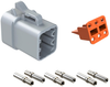 Automotive Connector, 6Pos, Plug, 25A; Product Range Amphenol Sine/tuchel - 45AJ0253 - Newark, An Avnet Company