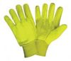 Hi-Vis Double Palm/Corded Cotton Gloves(1 Dozen) -- 2830CD - Image
