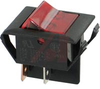Switch, Snap-In AC Rocker, MIDSize, 15A@125V; 10A@250V; DPST,ON-NONE-OFF, RED - 70155747 - Allied Electronics, Inc.