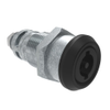 Quarter-Turn Cam Latch, 3mm Double Bit, Without Cam, Sealed, Zinc Alloy, Powder Coat, Black - E5-6A-065-UU3 - Southco