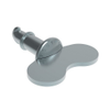 DZUS® Lion Quarter-Turn Stud, Medium Size, Wing, Steel Zinc Plate, Bright chromate - 82-12-220-16 - Southco