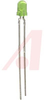 LED; Green;20mcd;3mmDia.;T-1;+/-22deg;565nm;30mA;2.4V Vf;15V Vr;100mW - 70061564 - Allied Electronics, Inc.