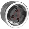Socket; 3; 0.75 sq. mm; 5 A; 250 VAC; 10^13 Ohms; PA GF; -2 pF; 10.7 in. - 70151540 - Allied Electronics, Inc.