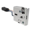 Electronic Rotary Push-to-Close Latch, Delayed Relock, Rear Trigger, Sealed Connector, M6 X 1.0, Steel Housing, Nickel Plated - R4-EM-R72-173 - Southco