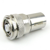RP TNC Male (Plug) Termination (Load) 2 Watts To 6 GHz, Ternary Alloy Plated Brass, 1.3 VSWR -- STT0680 - Image